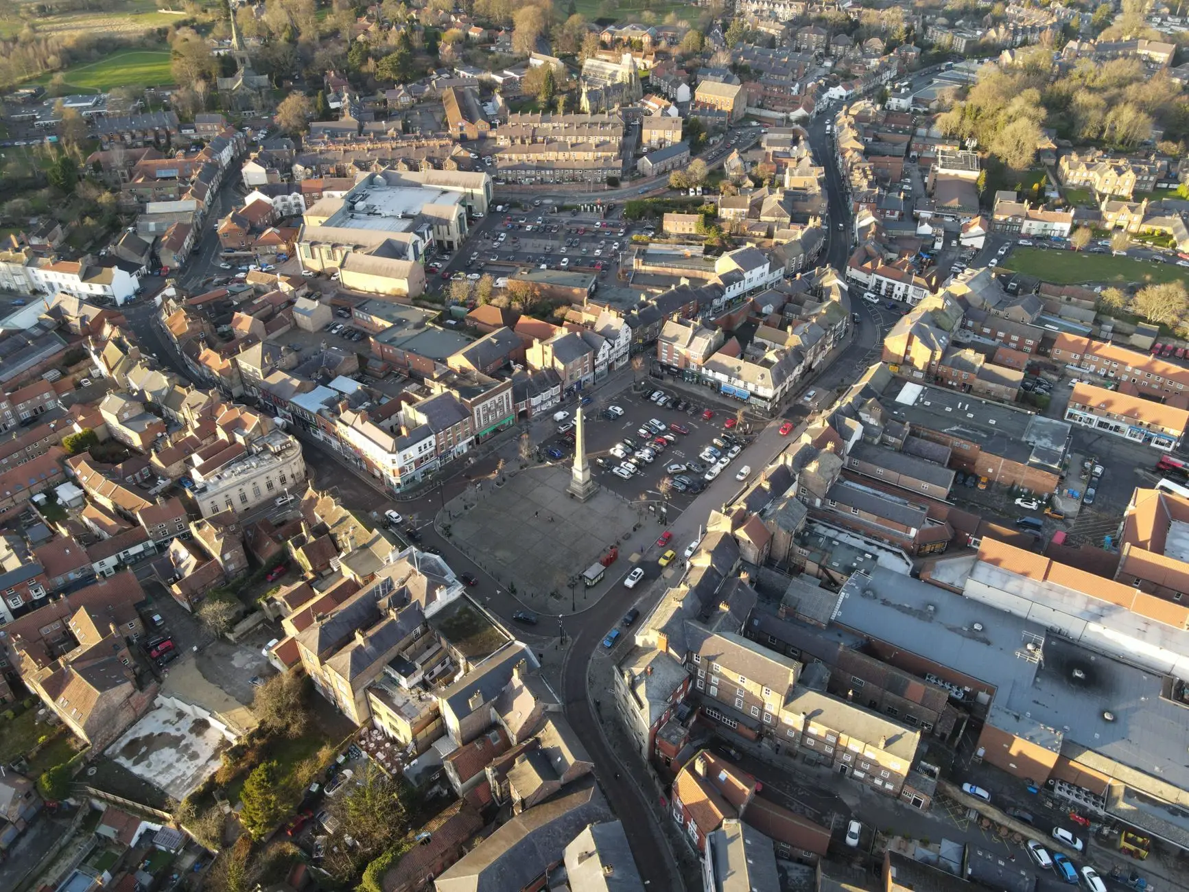 A Nottinghamshire market town high street